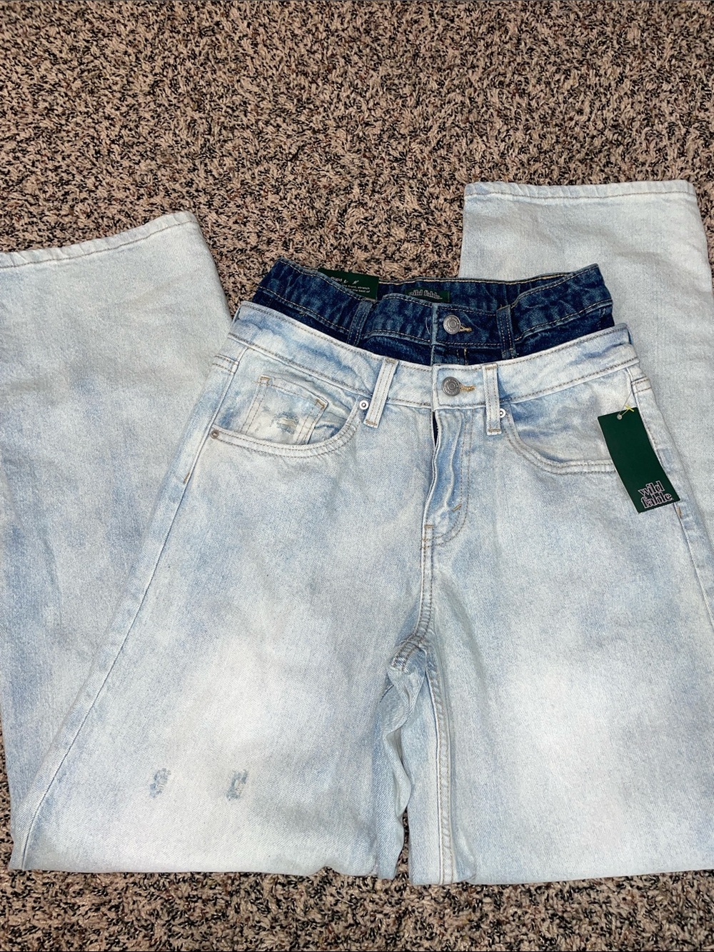 Trending Vintage Mid Rise 90’s Relaxed Straight Leg Denim Jeans Size 0 | NWT
